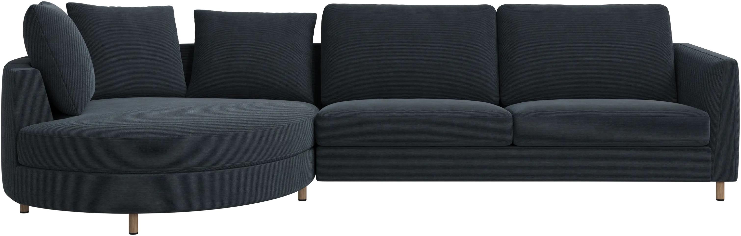 Indivi sofa with chaise longue left