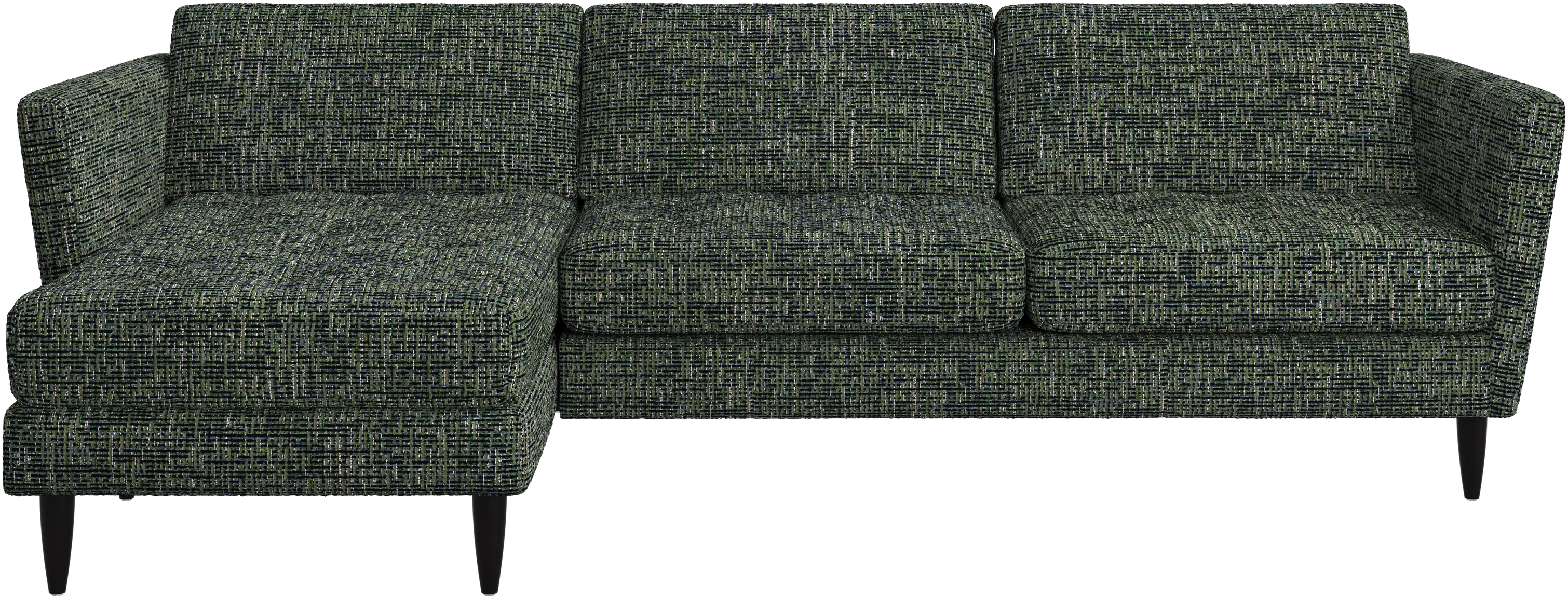 Osaka sofa with resting unit, tufted seat