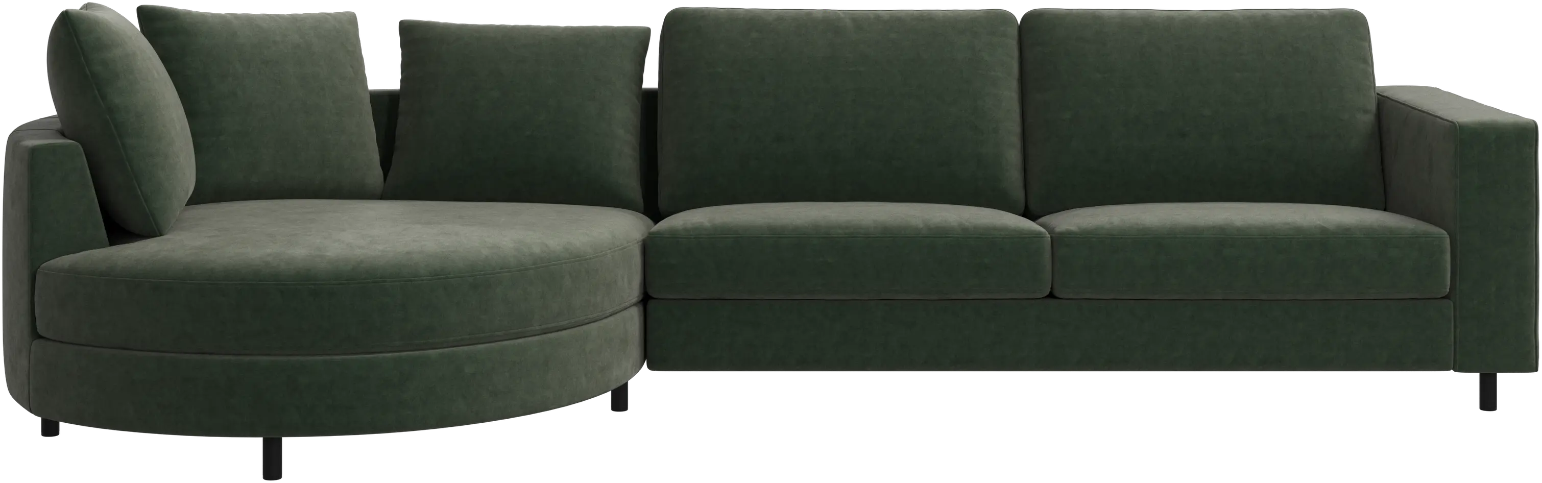 Indivi sofa with chaise longue left