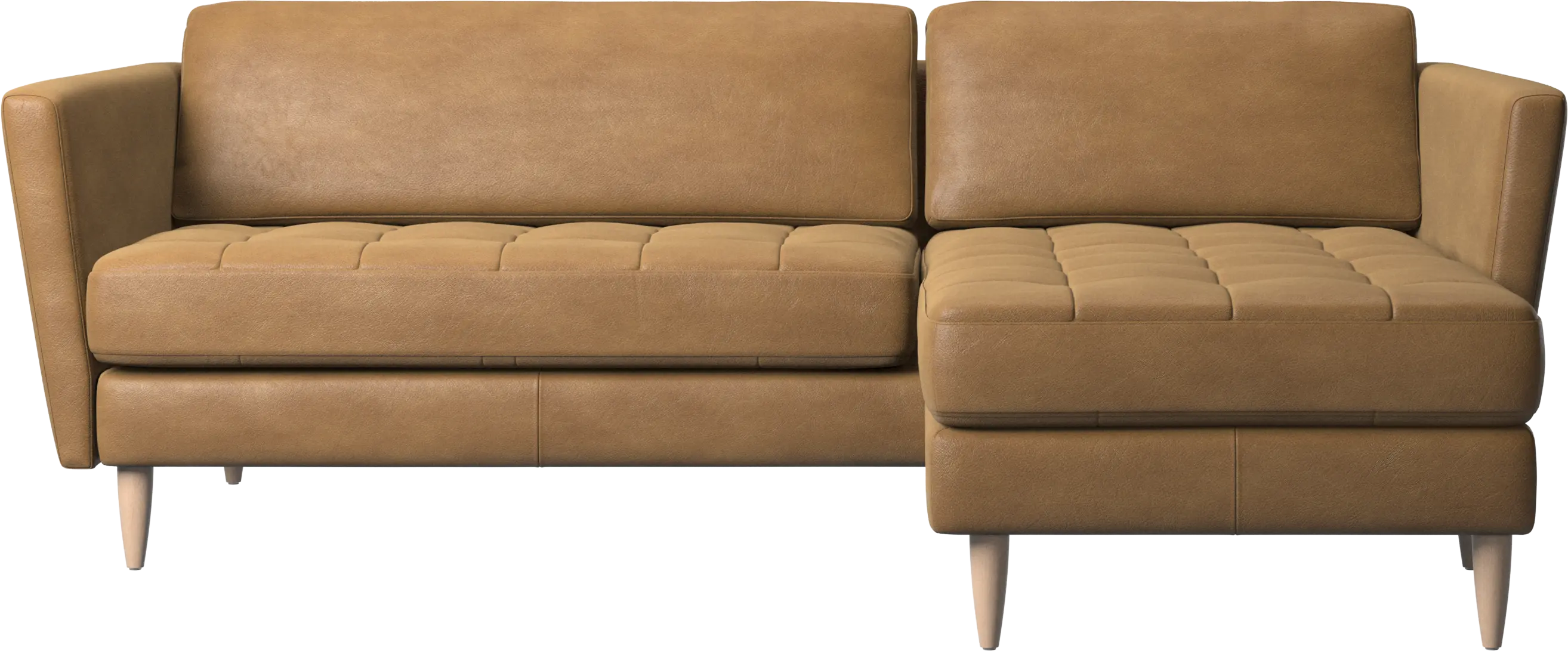 Osaka sofa with resting unit, tufted seat