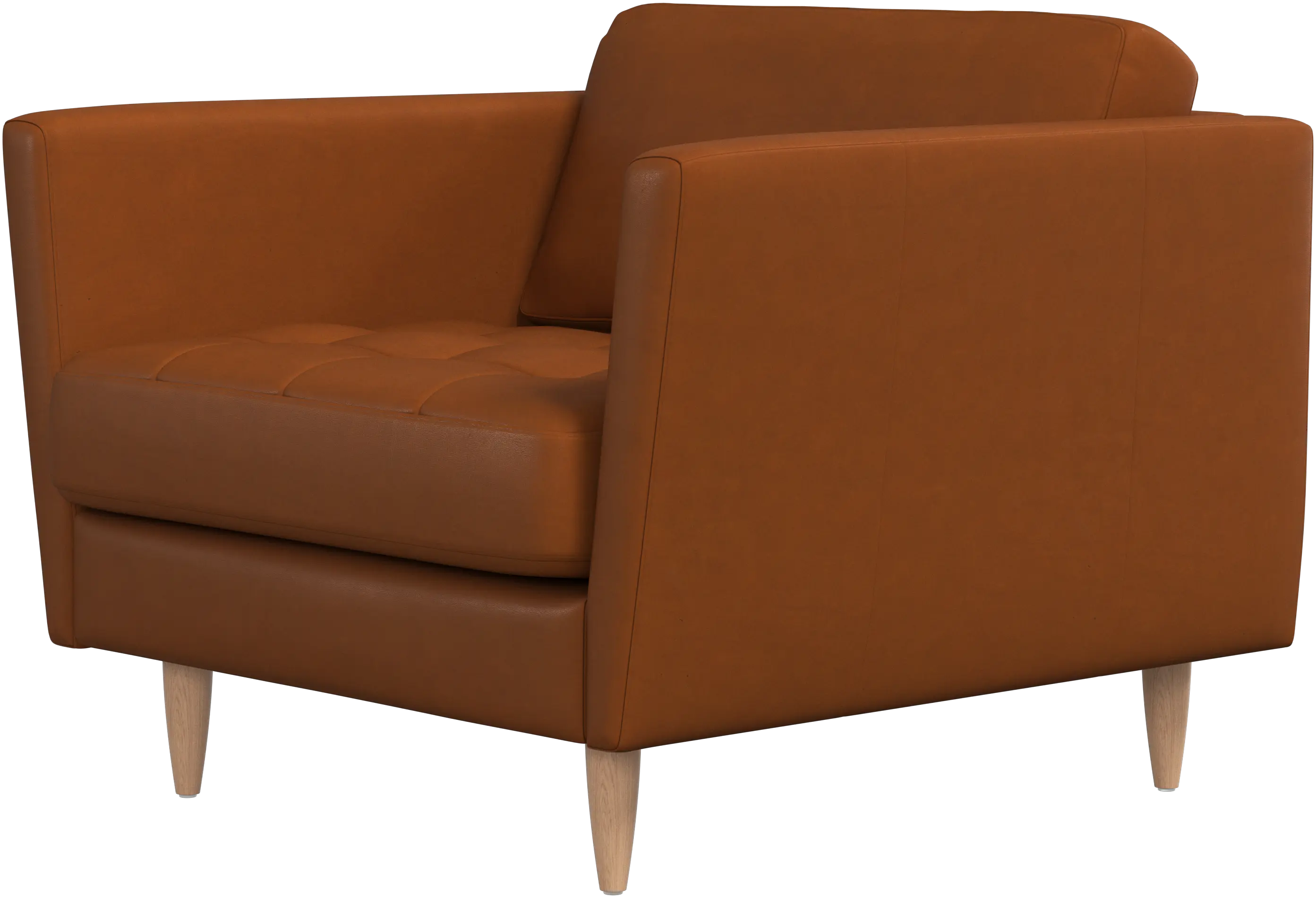 Osaka chair, tufted seat