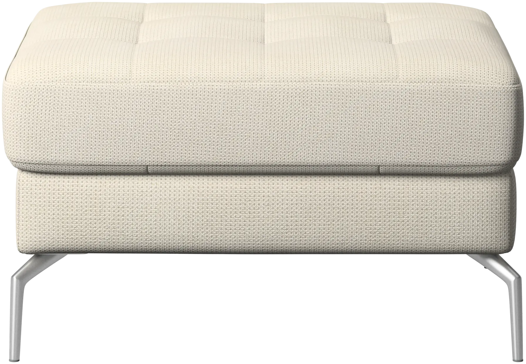 Osaka footstool, tufted seat