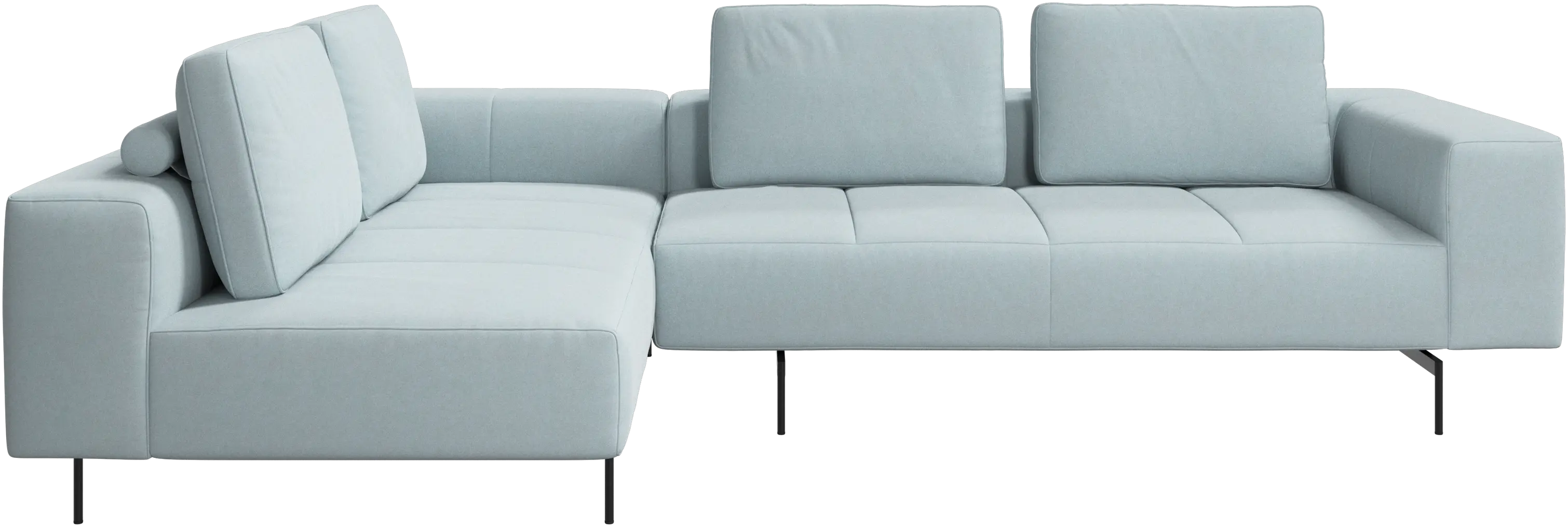 Amsterdam corner sofa with lounging unit