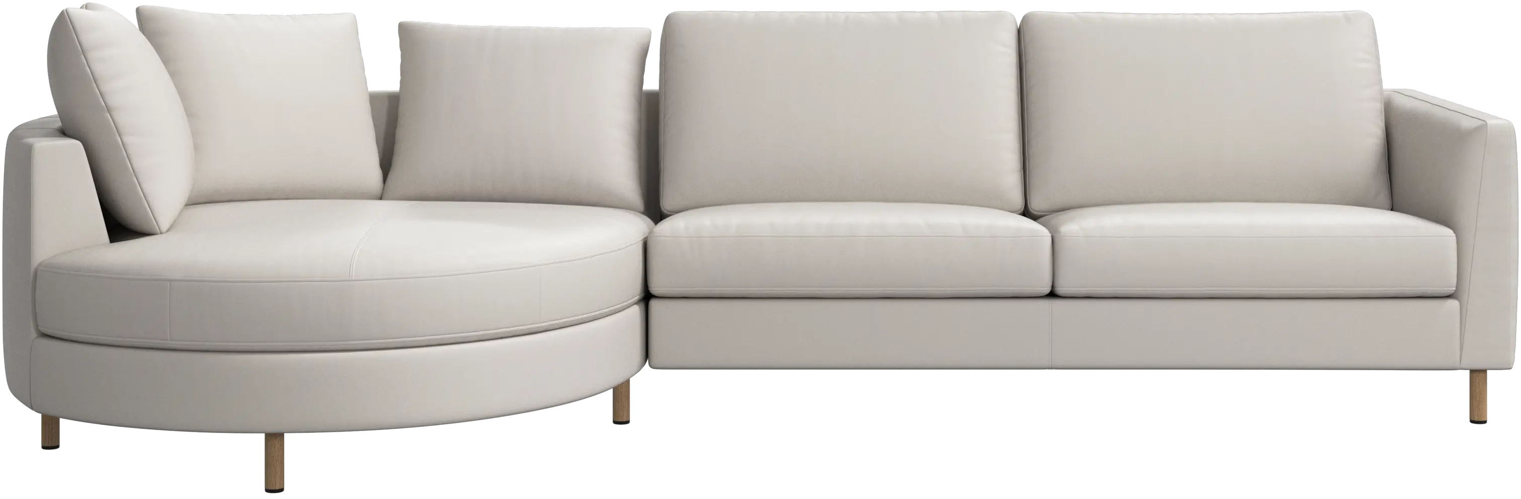 Indivi sofa with chaise longue left