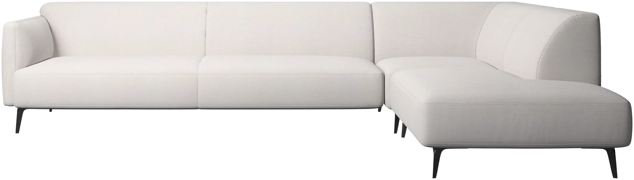 Modena corner sofa with lounging unit