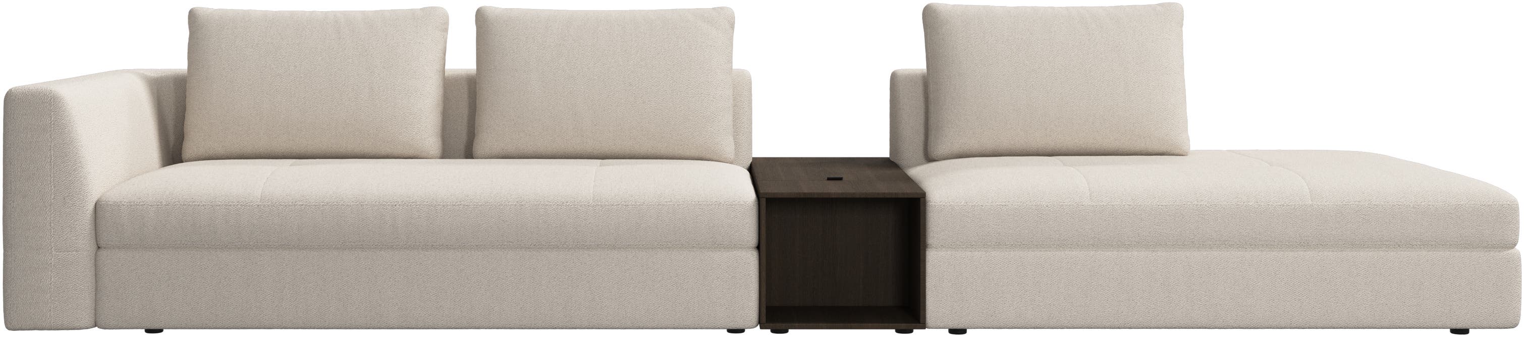 Bergamo 3-seater lounge sofa with storage