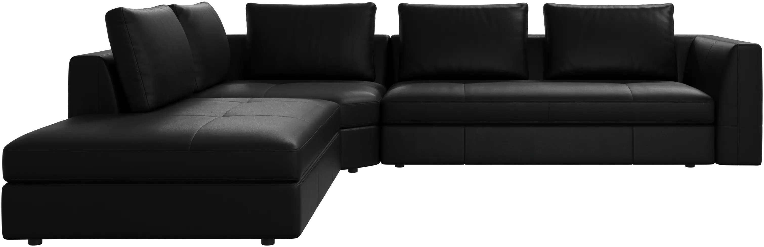 Bergamo corner sofa with lounging unit