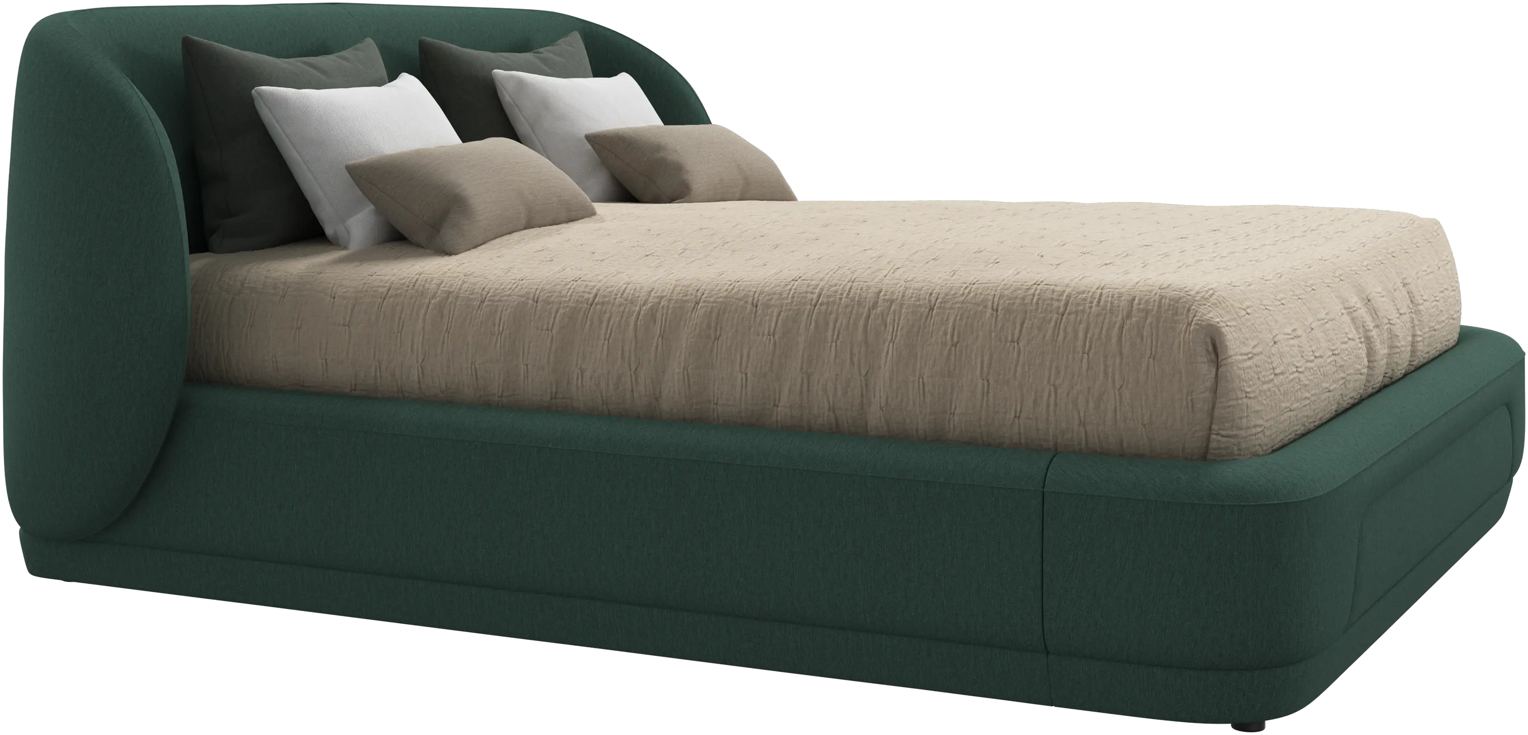 Lit Bolzano avec sommier à lattes – l152,5xL203 cm