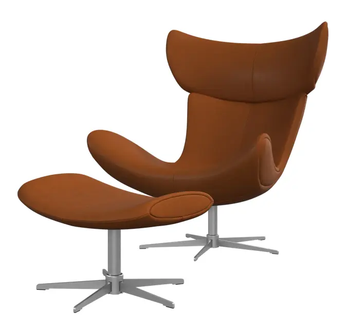 Armchairs Squilla アームチェア、回転式、オットマン付き