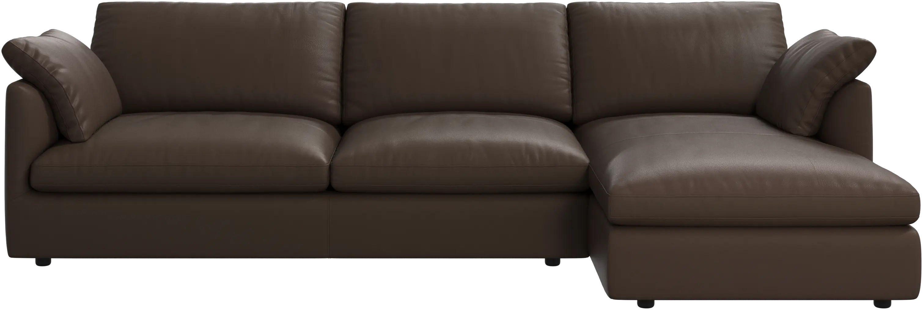 Milano sofa with chaise longue right