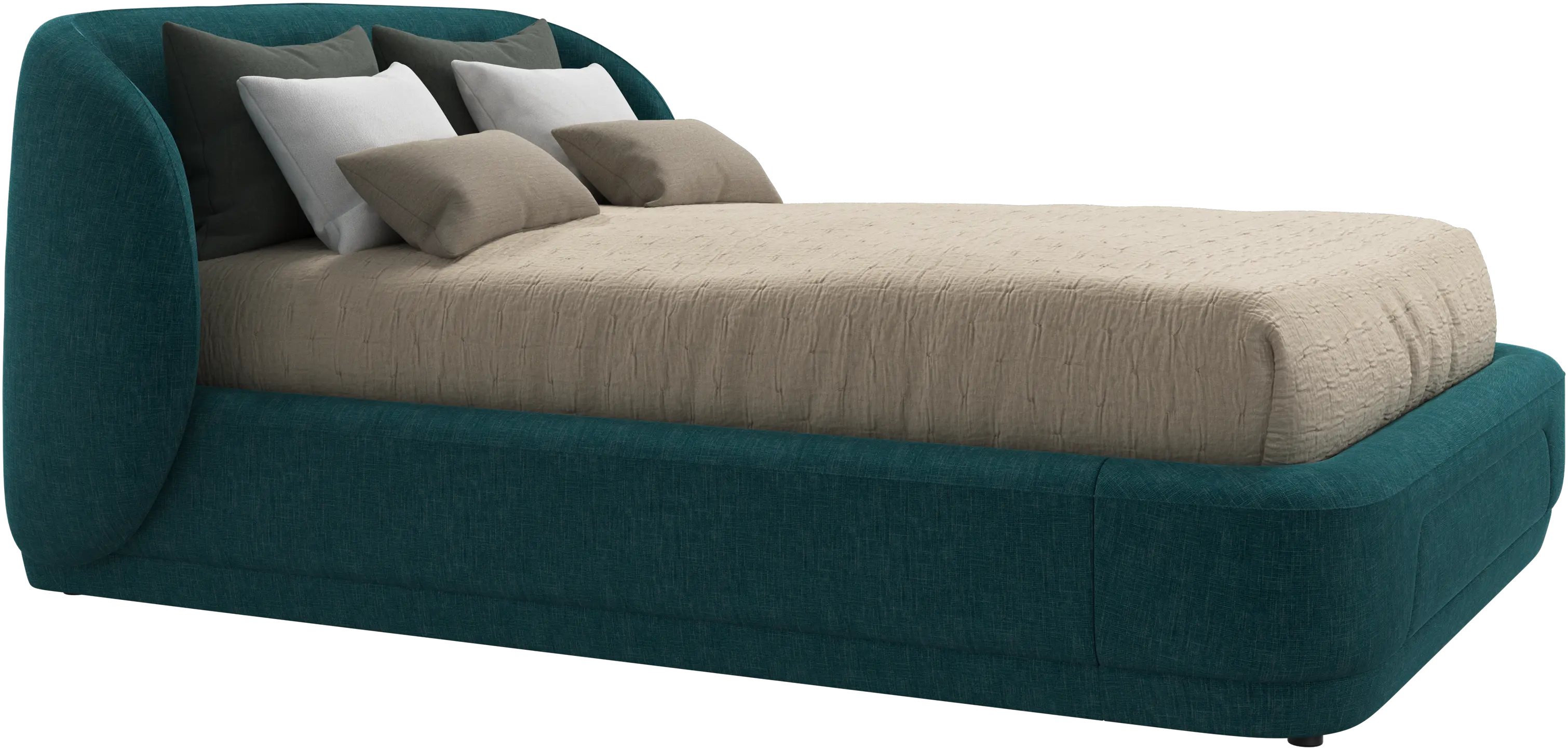 Lit Bolzano avec sommier à lattes – l140xL190 cm