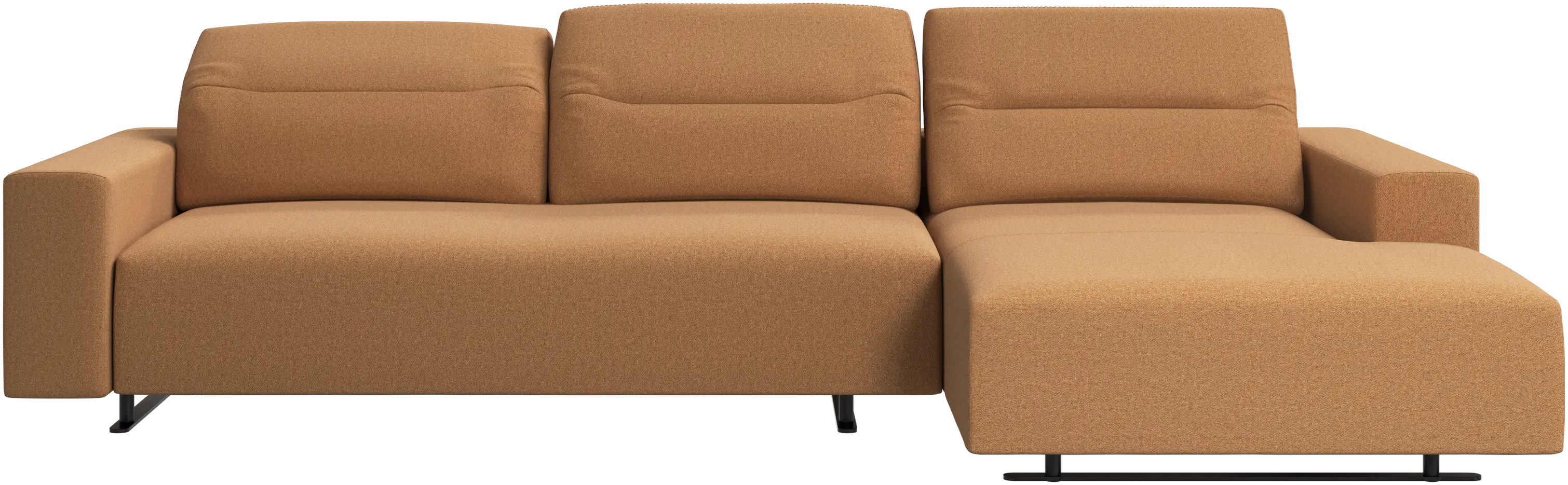 Hampton sofa with adjustable back and resting unit left side