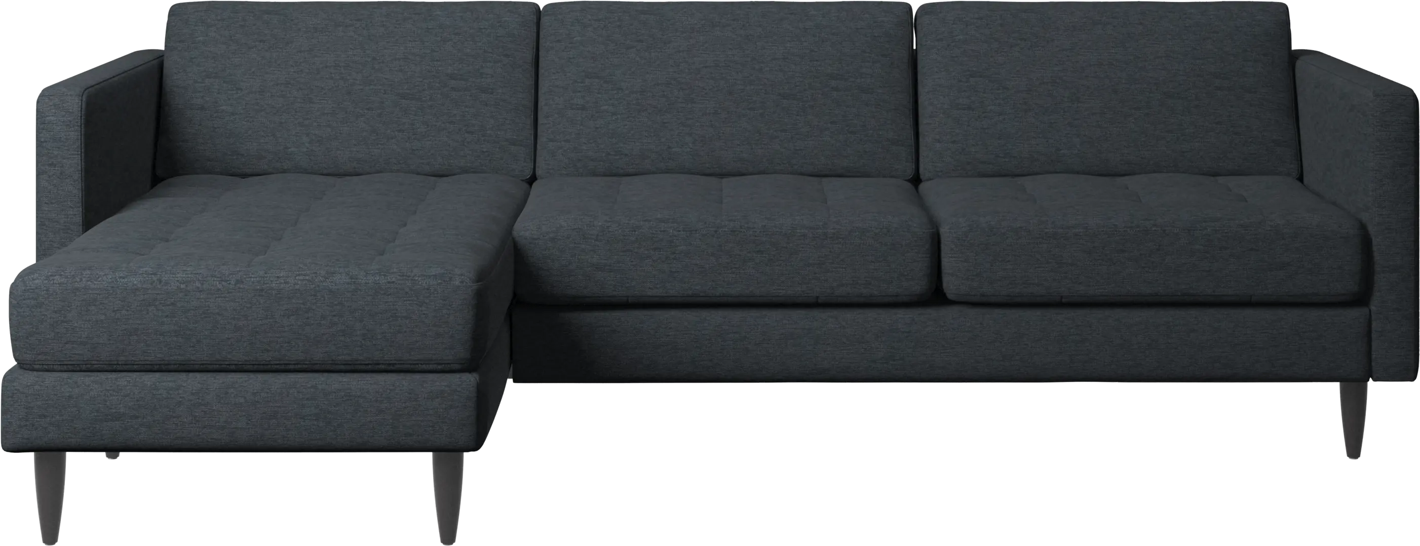 Osaka sofa with resting unit, tufted seat