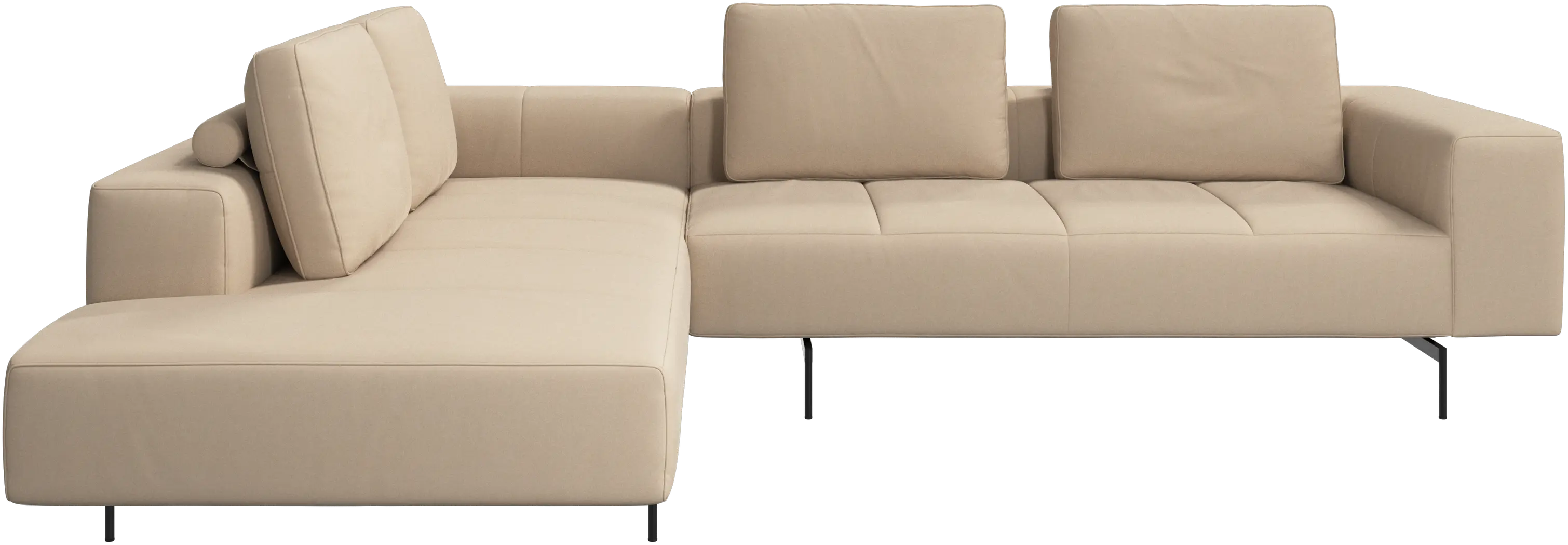 Amsterdam corner sofa with lounging unit