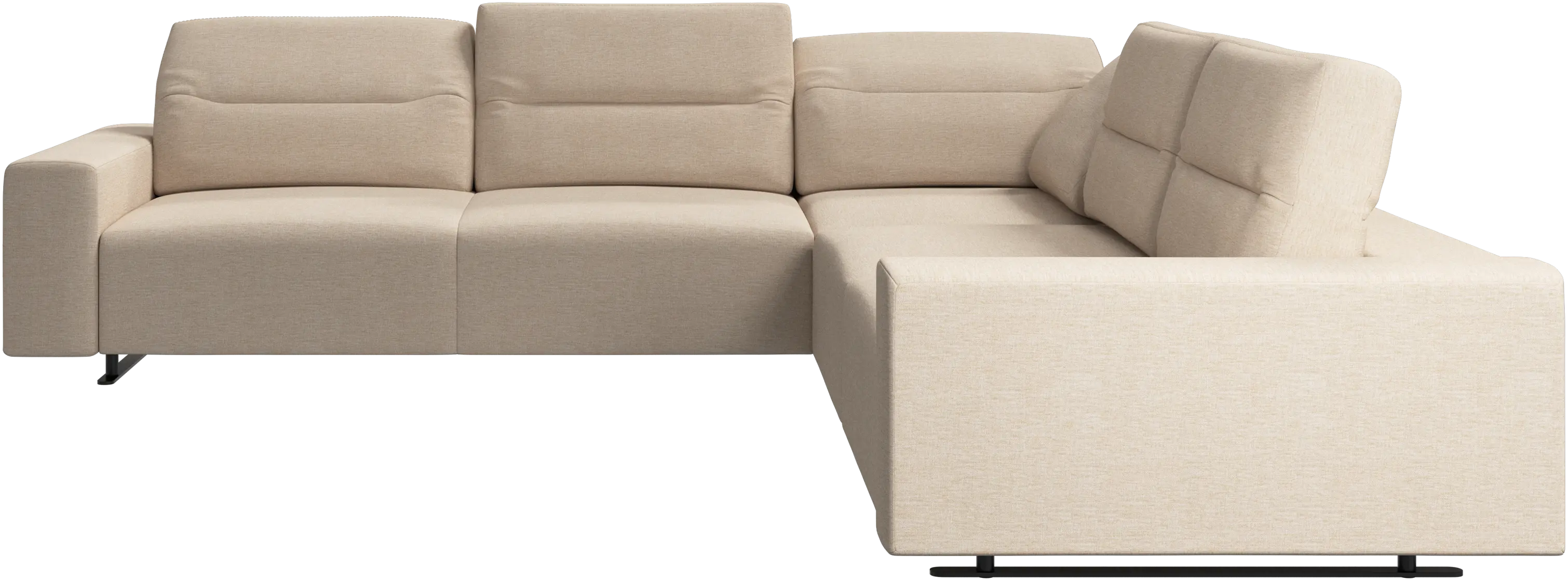 Hampton corner sofa with adjustable back