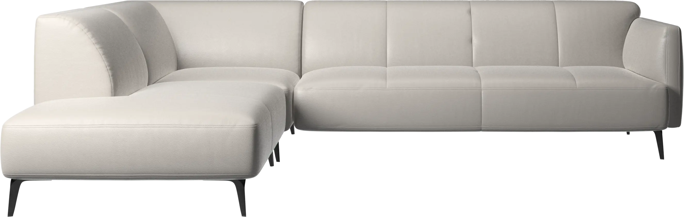 Modena corner sofa with lounging unit