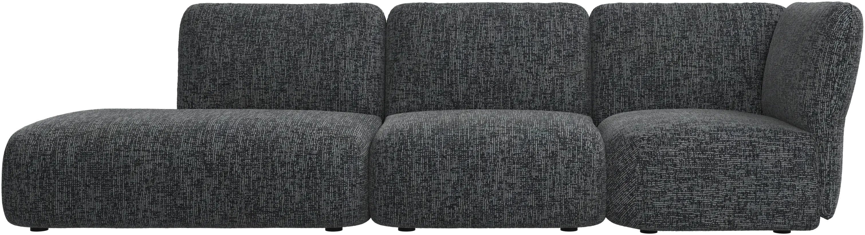 Paraggi sofa with lounging unit right