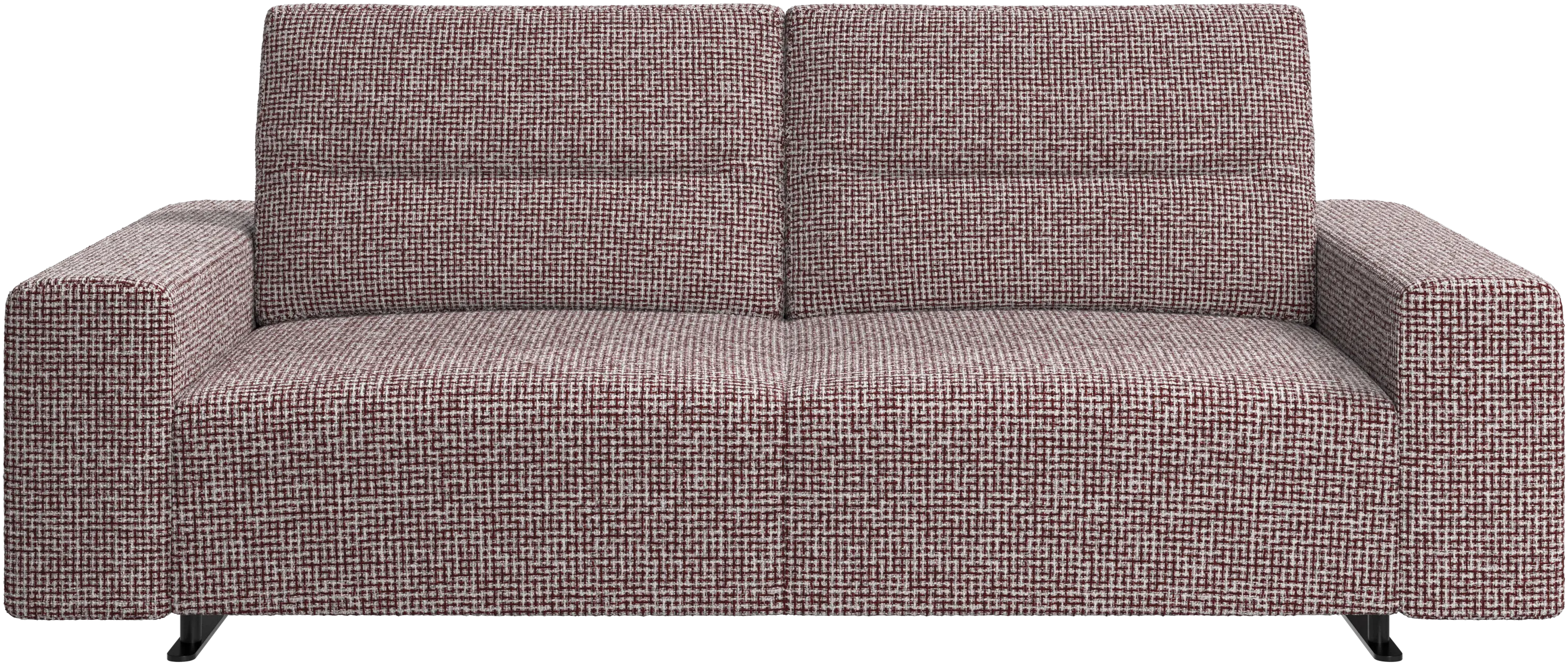 Hampton sofa with adjustable back and storage on the left side