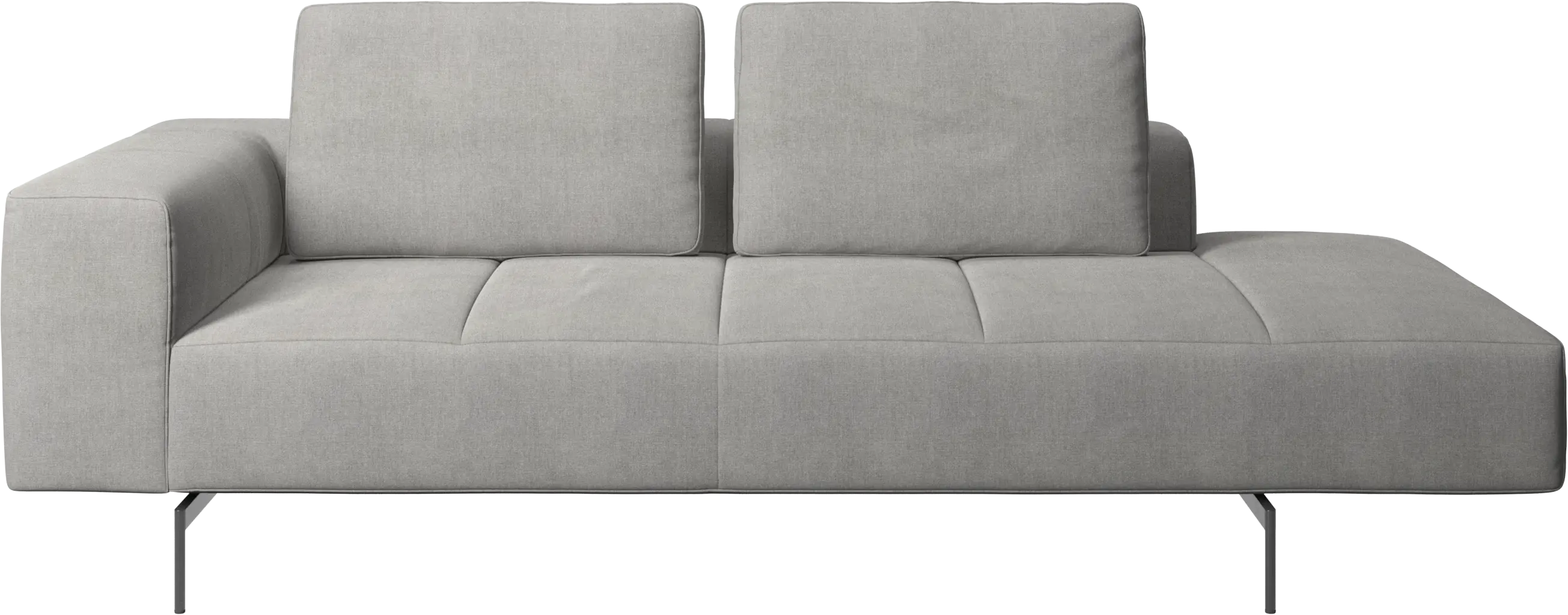 Amsterdam resting module for sofa, armrest left, open end right