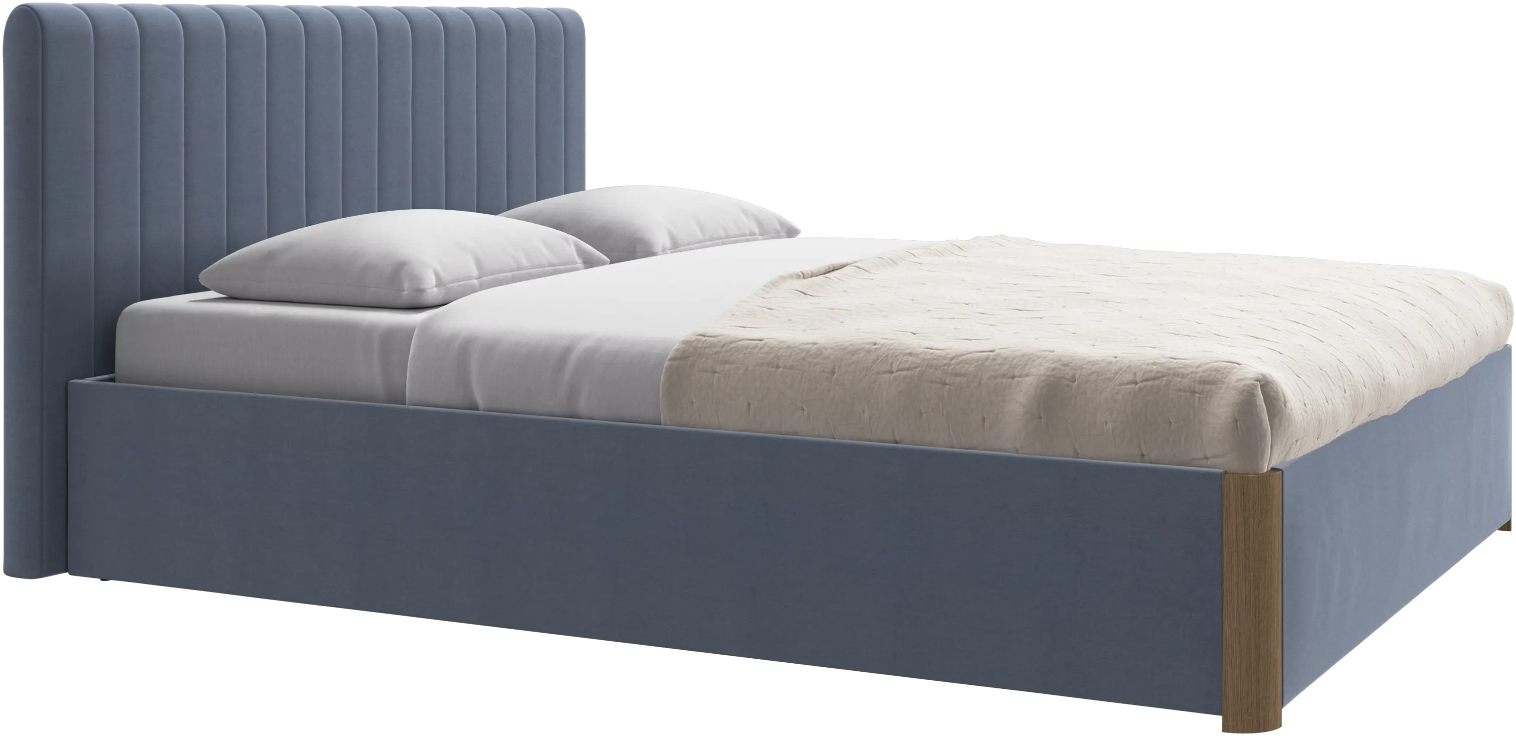 Element bed, bed-mounted headboard, without slats, excl. mattress