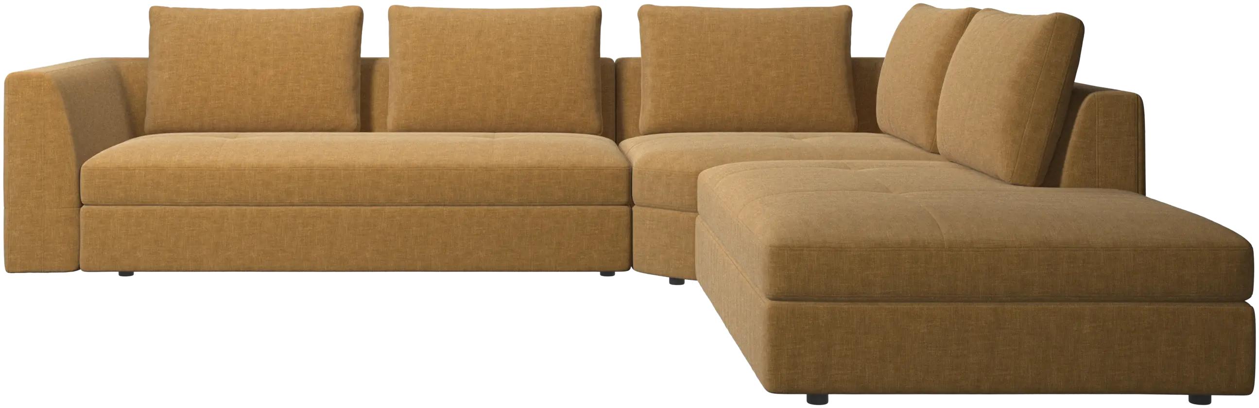 Bergamo corner sofa with lounging unit