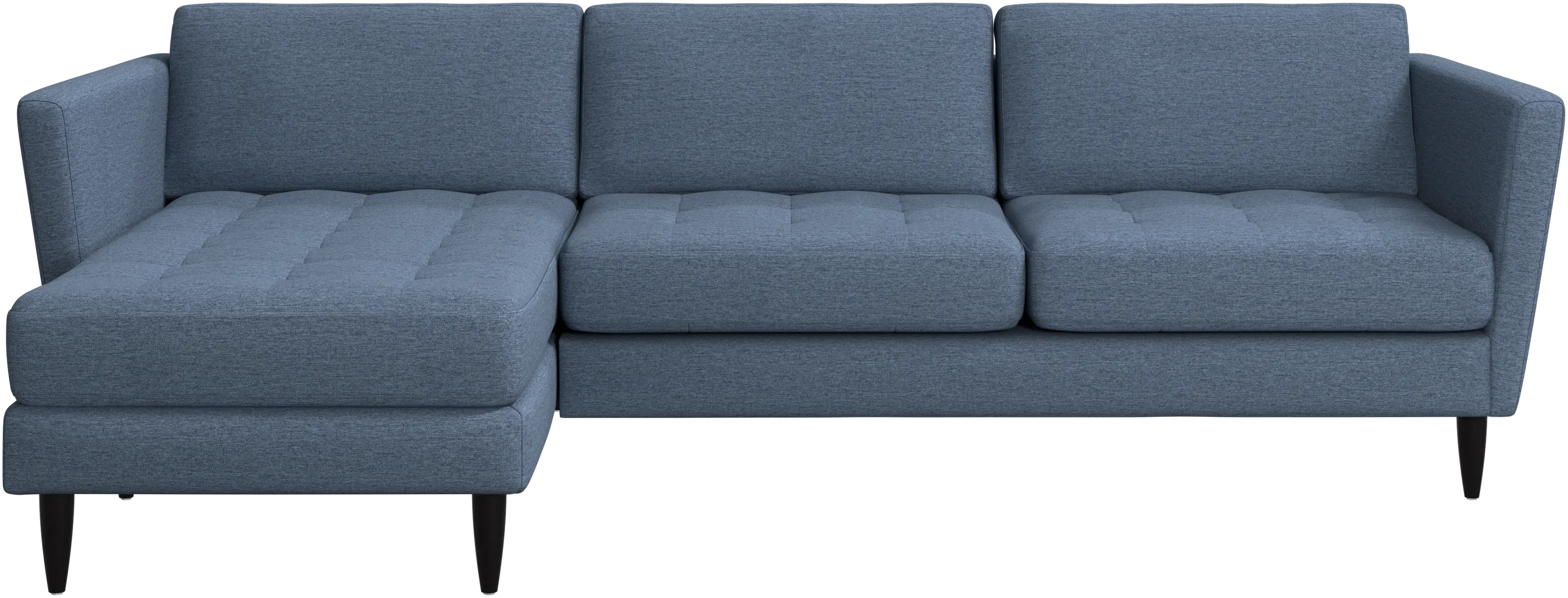 Osaka sofa with resting unit, tufted seat