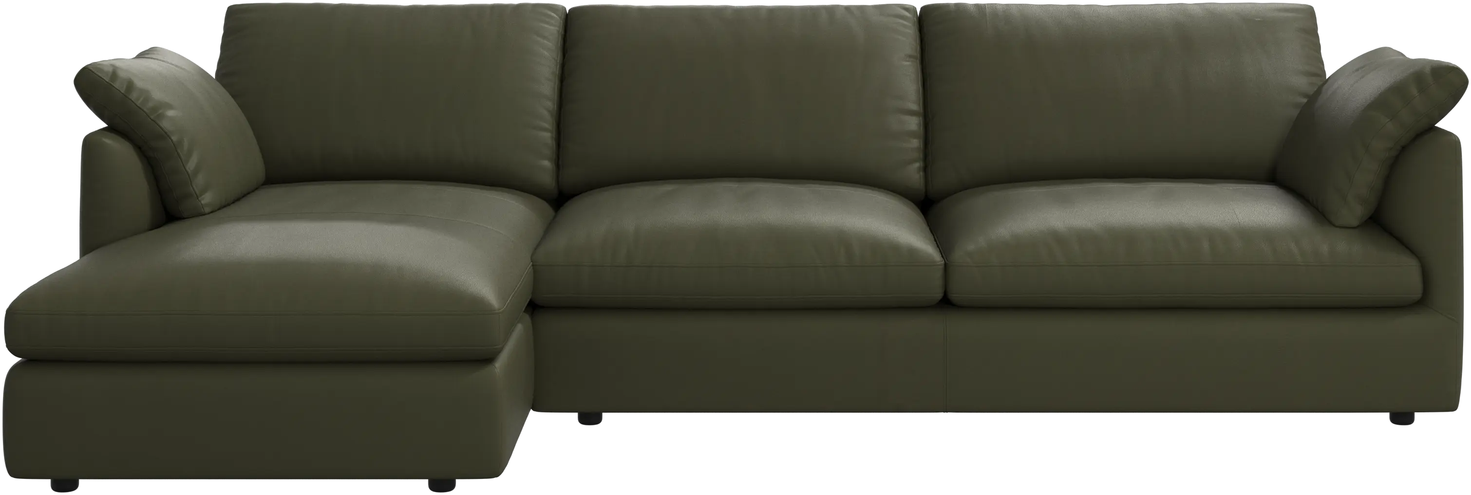 Milano sofa with chaise longue left