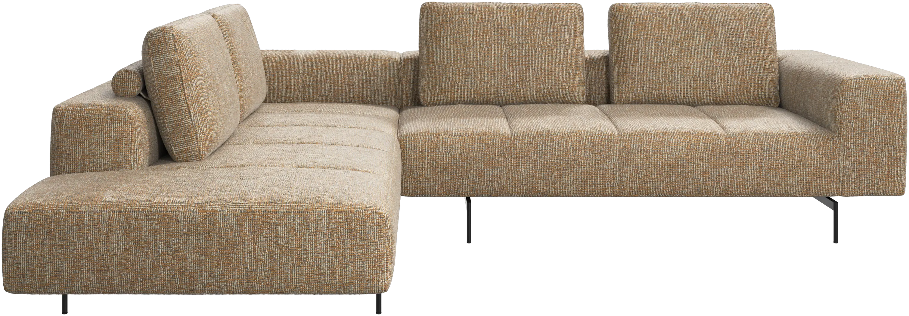 Amsterdam corner sofa with lounging unit