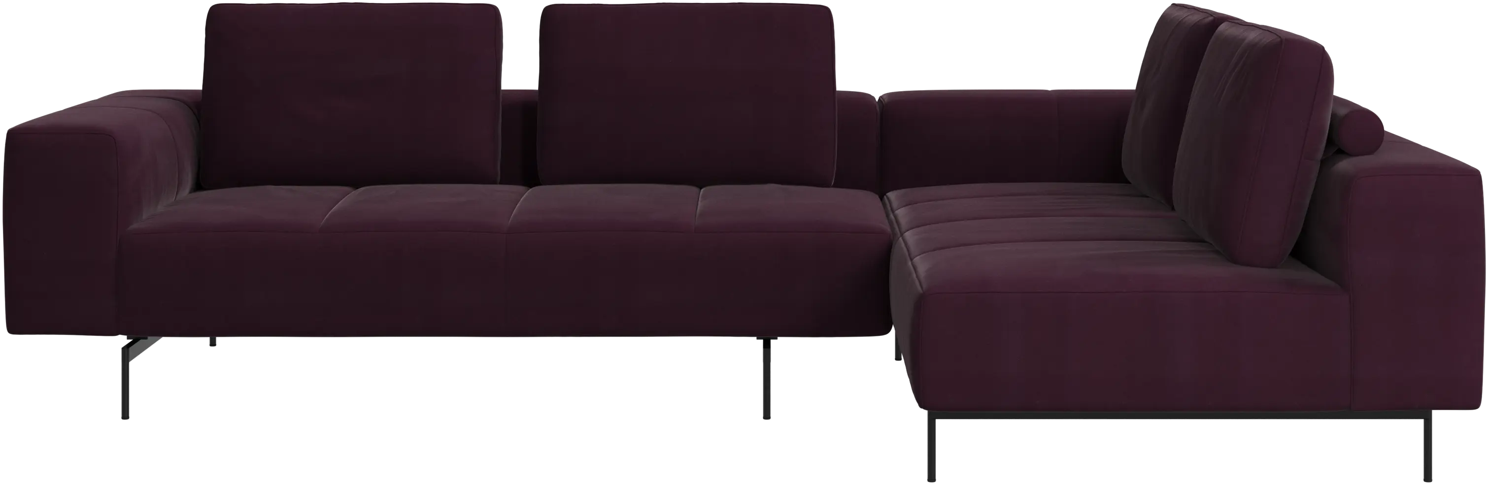 Amsterdam corner sofa with lounging unit