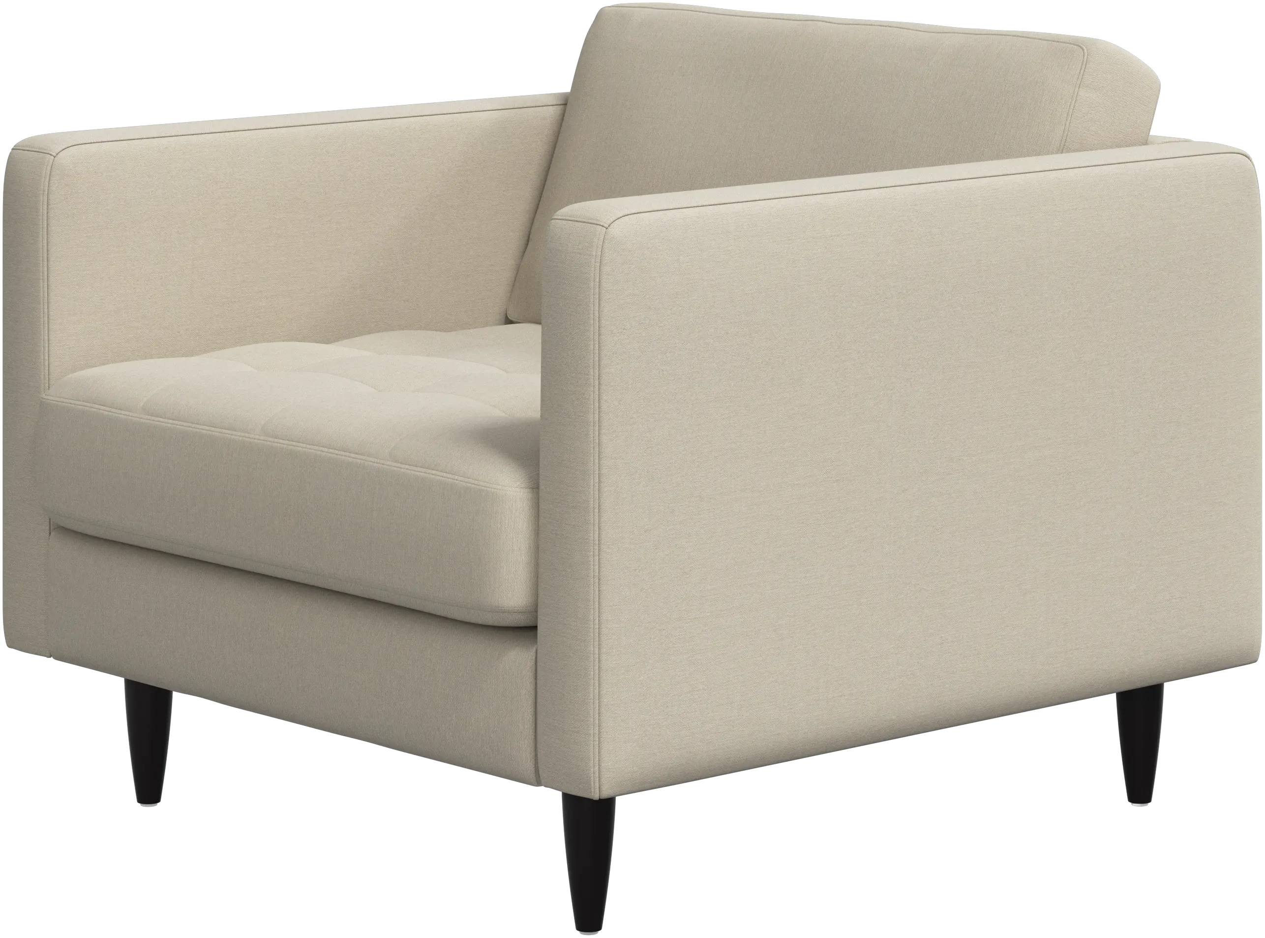 Osaka chair, tufted seat
