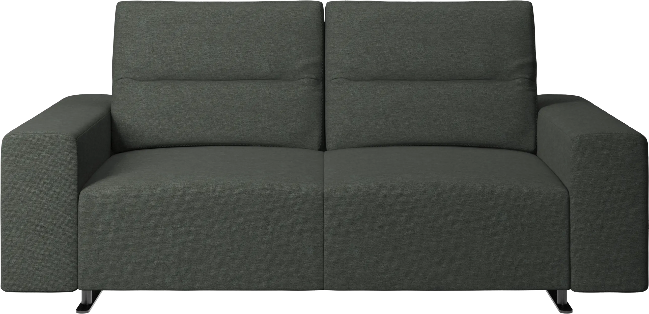 Hampton sofa with adjustable back and storage on the right side