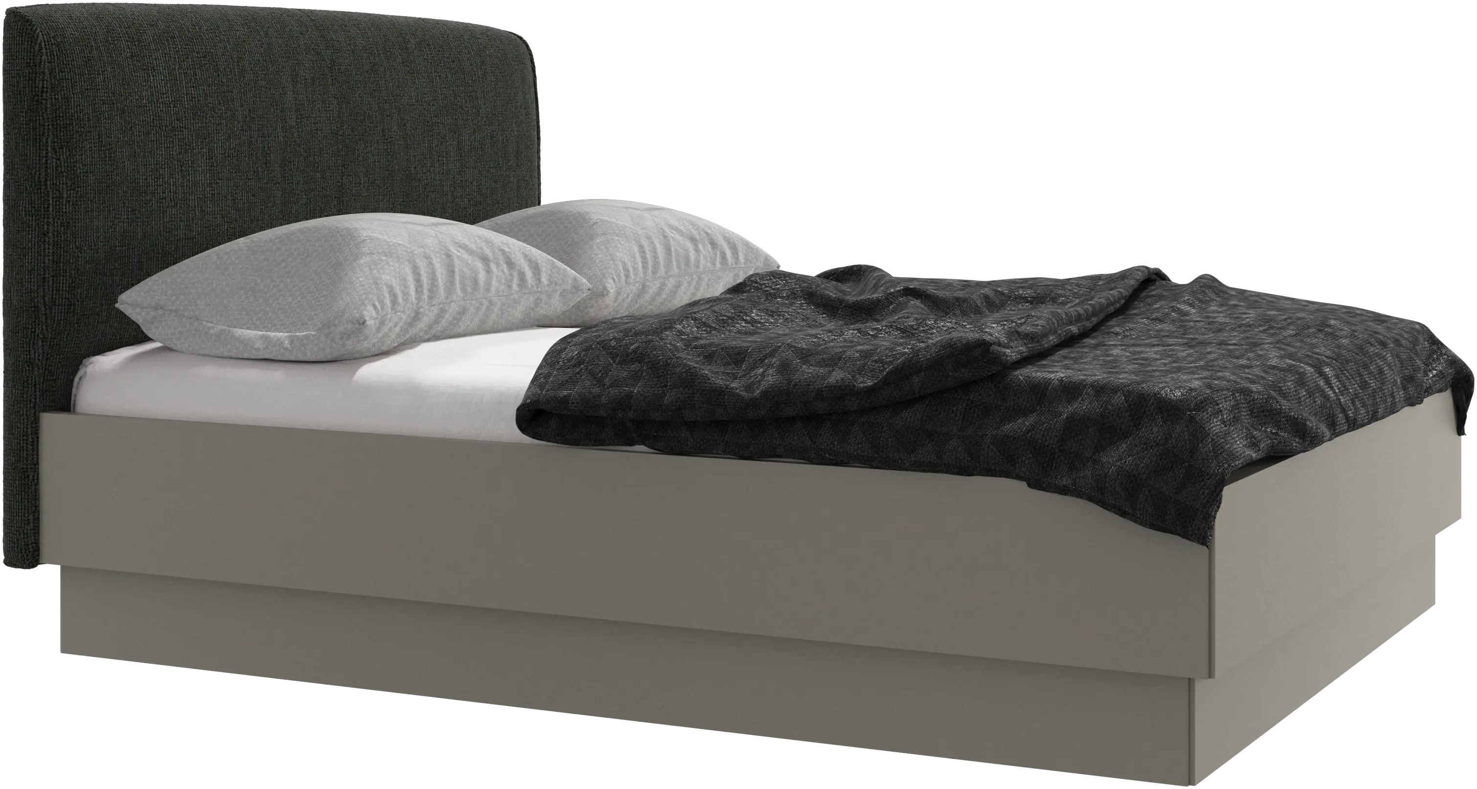 Houston, upholstered bed with storage