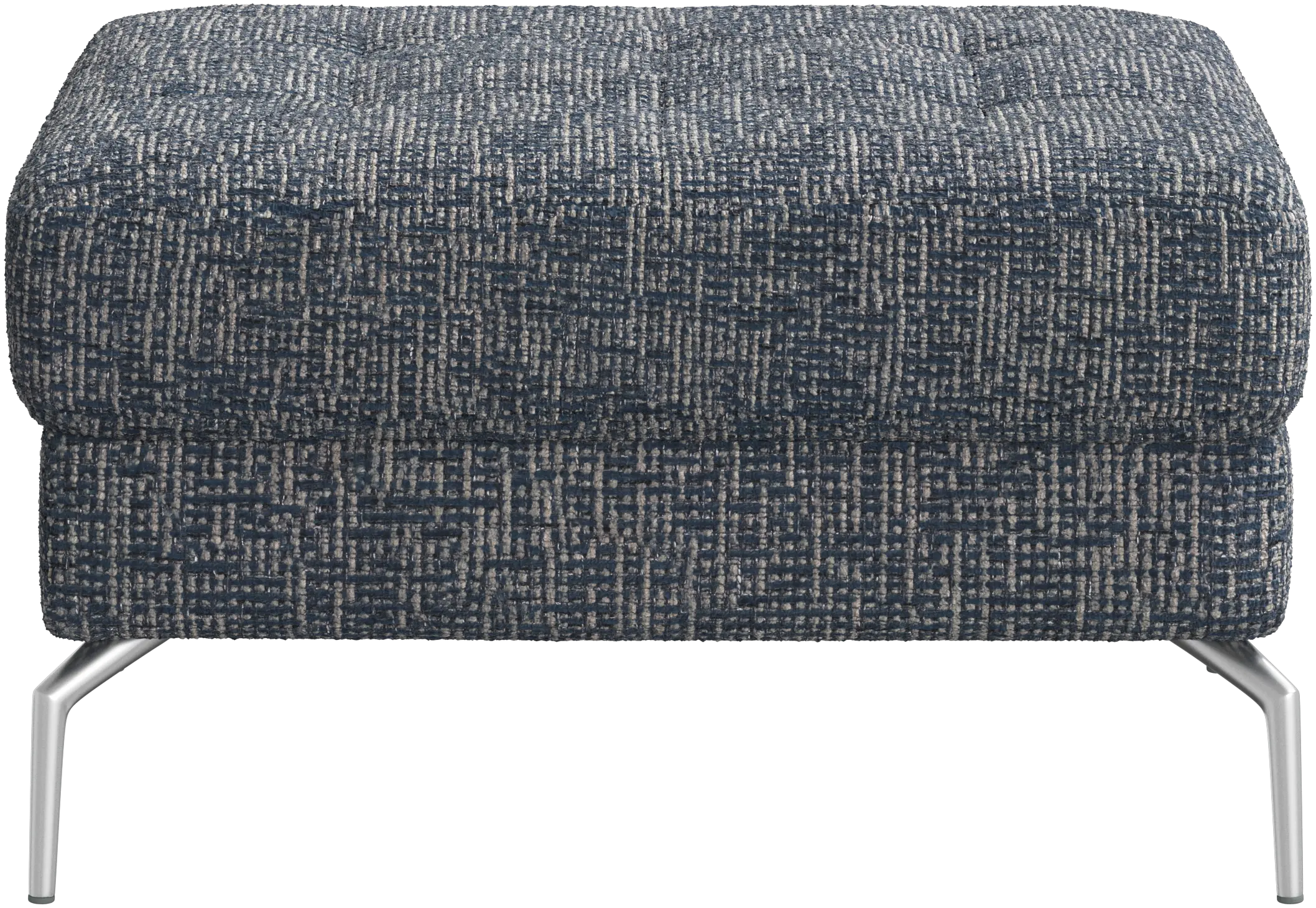 Osaka footstool, tufted seat