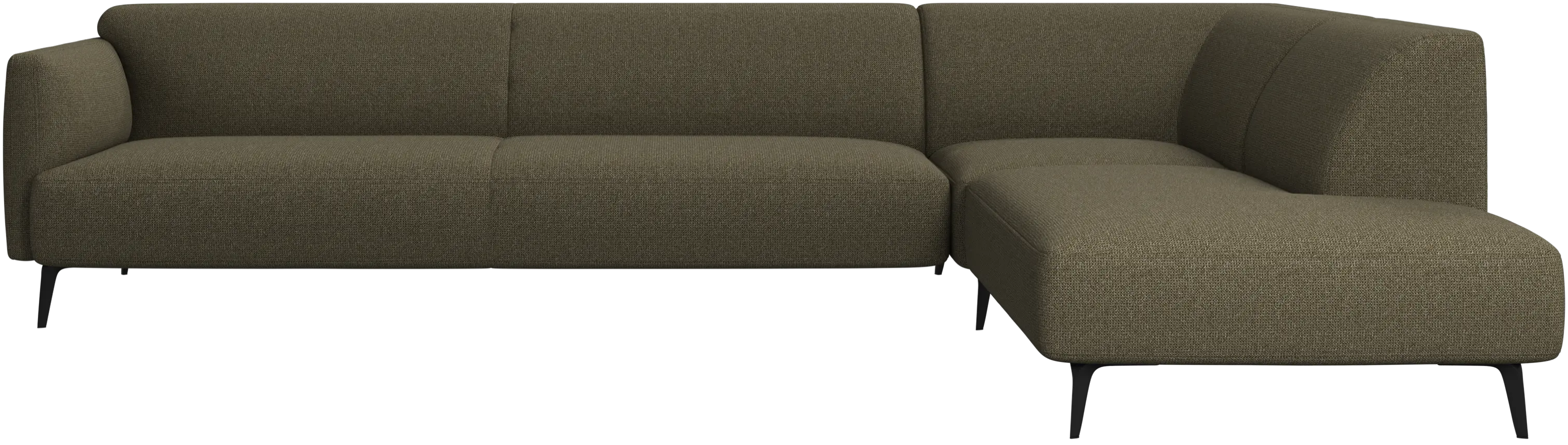 Modena corner sofa with lounging unit