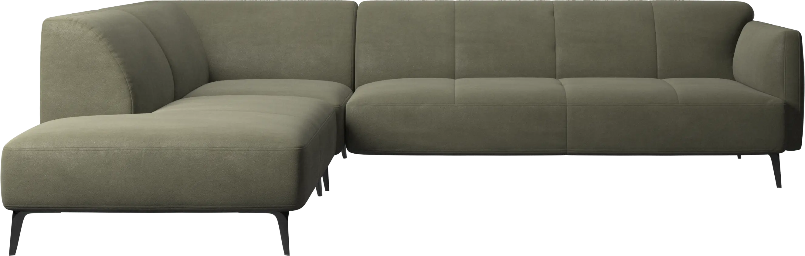 Modena corner sofa with lounging unit