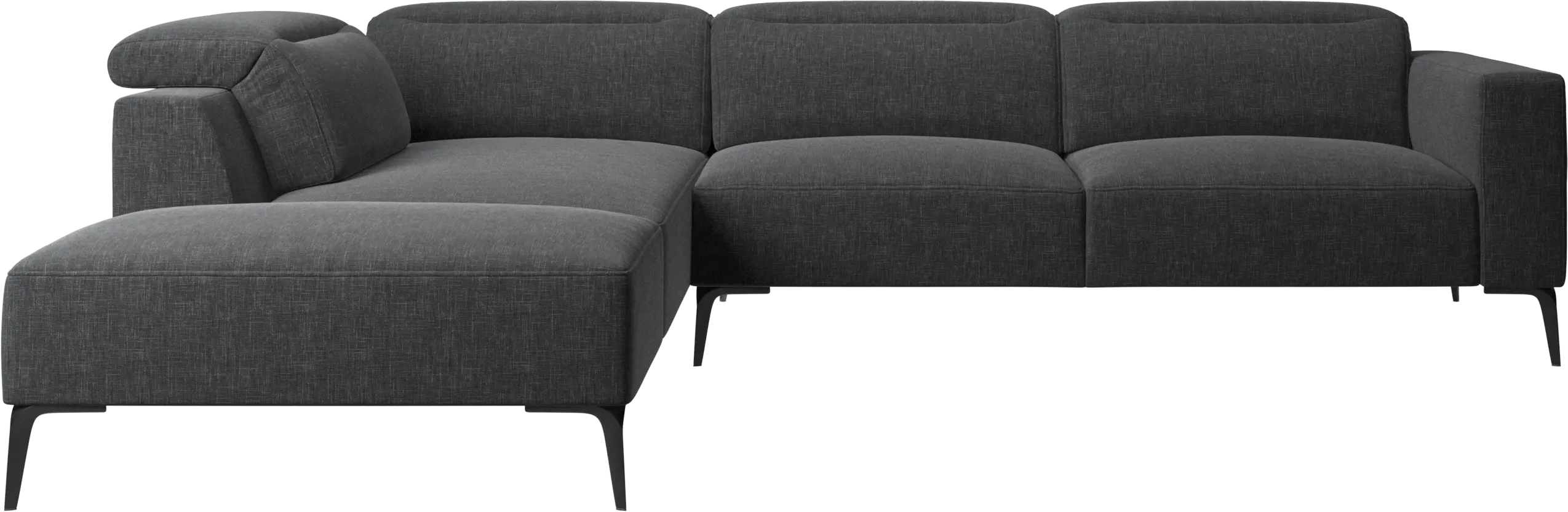 Zürich corner sofa with lounging unit