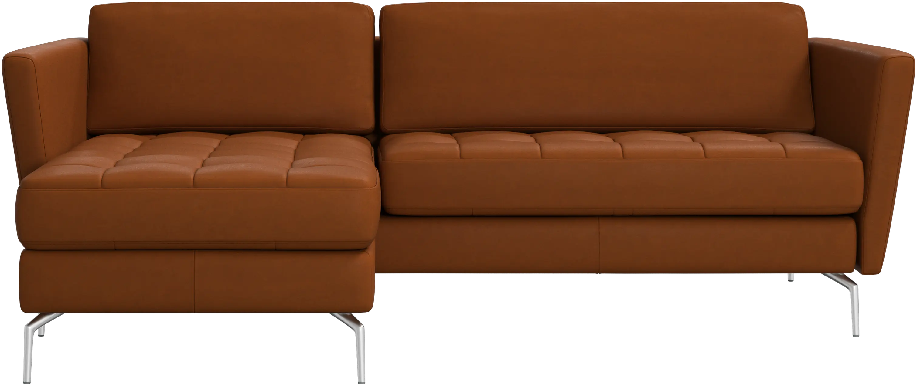 Osaka sofa with resting unit, tufted seat