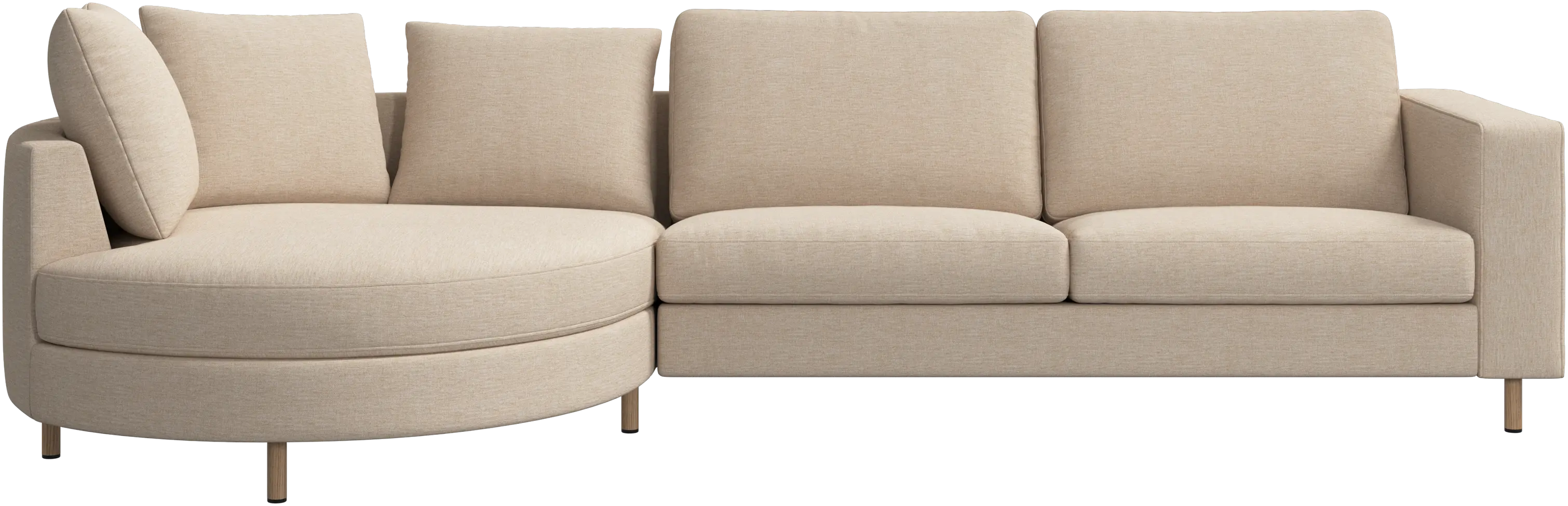 Indivi sofa with chaise longue left