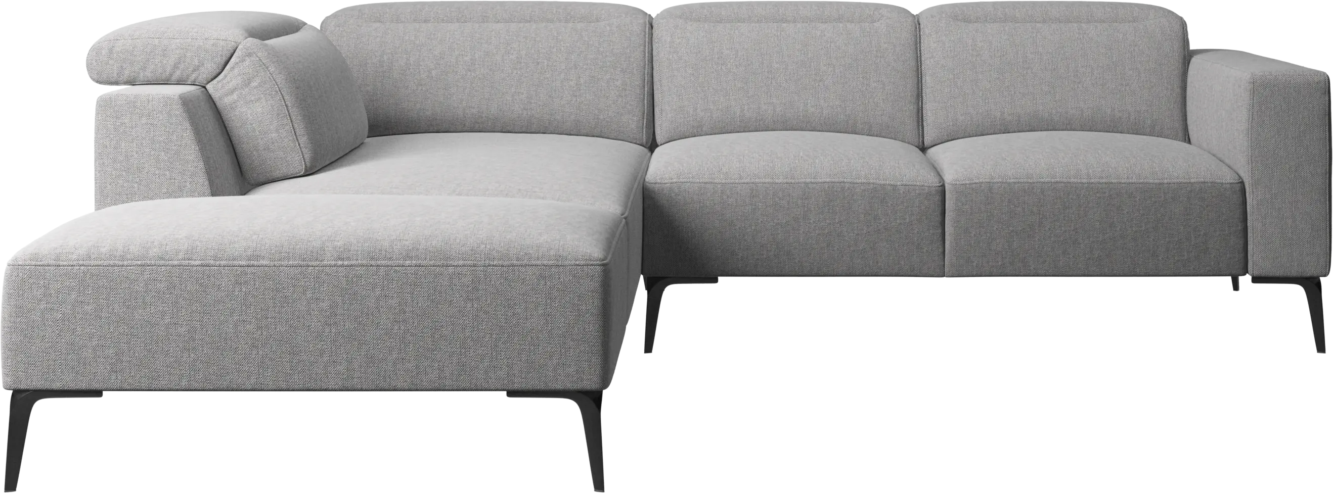 Zürich corner sofa with lounging unit
