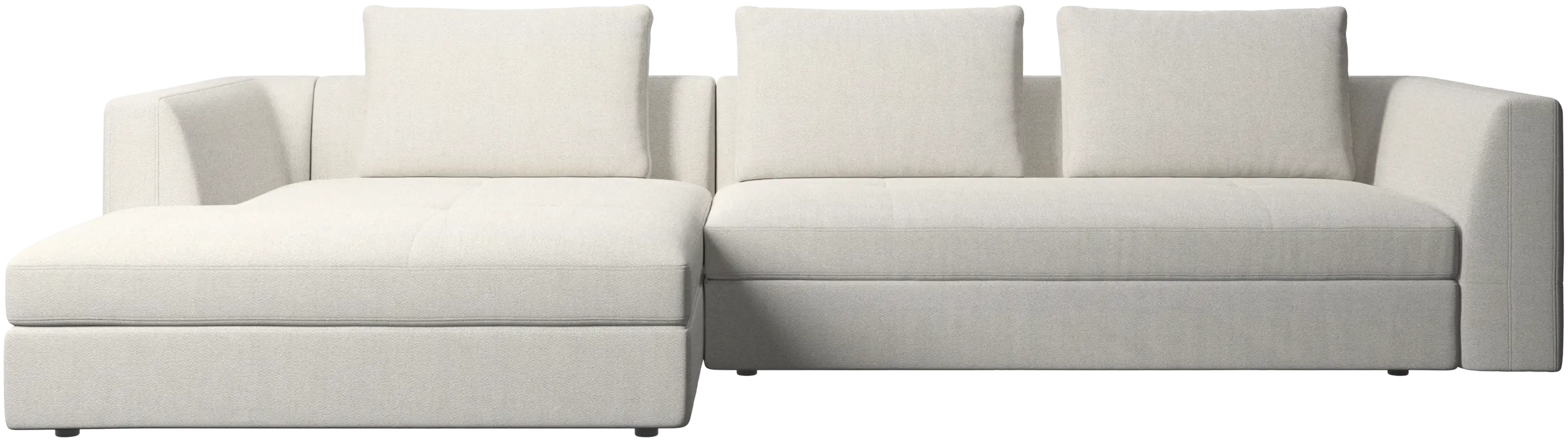 Bergamo sofa with resting unit