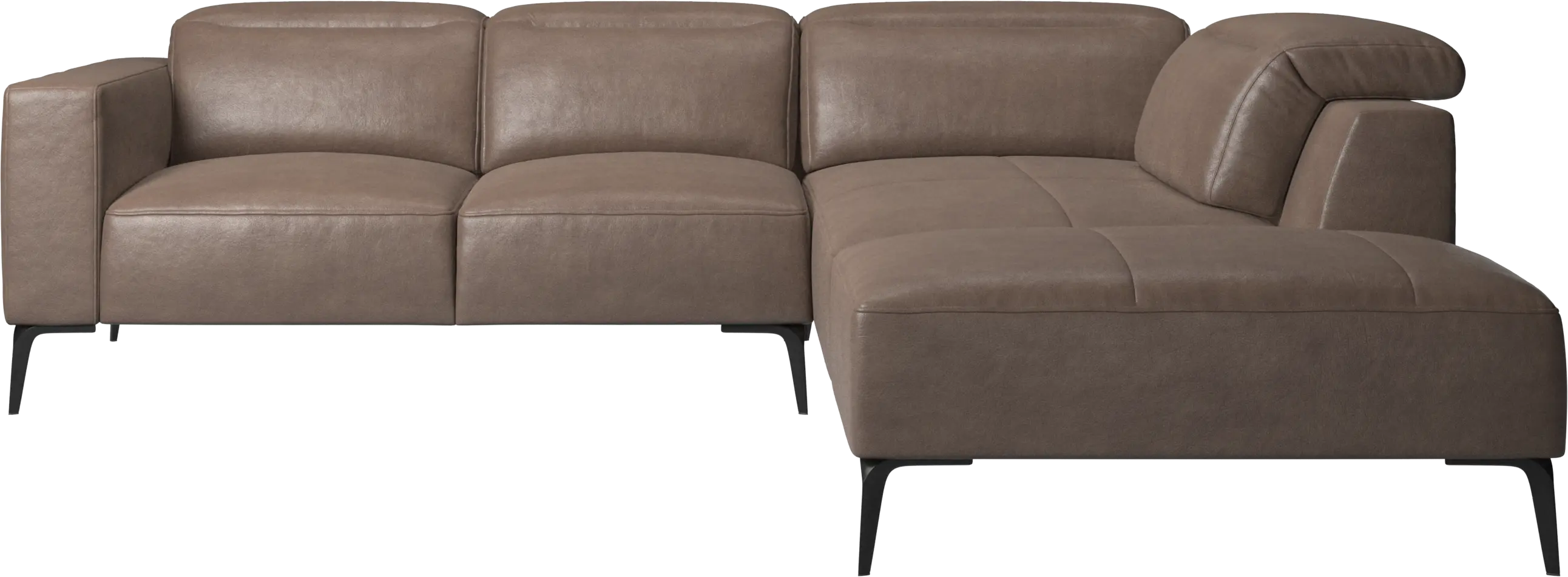 Zürich corner sofa with lounging unit