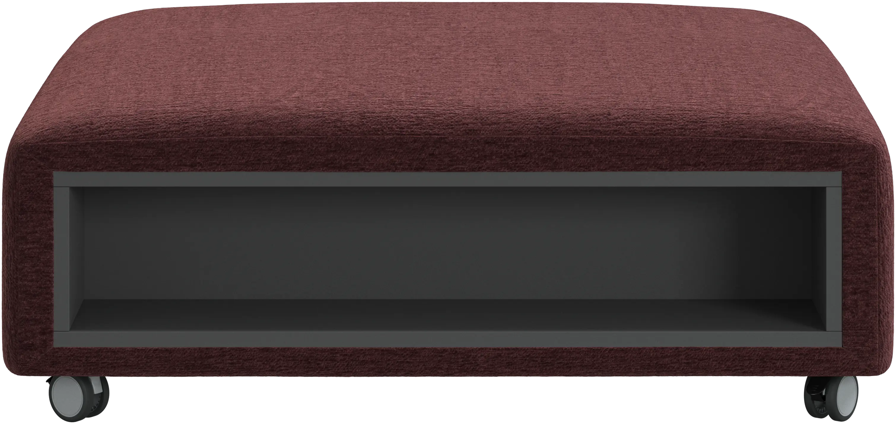 Hampton-rahi pyörillä ja säilytystilalla, oikea ja vasen puoli