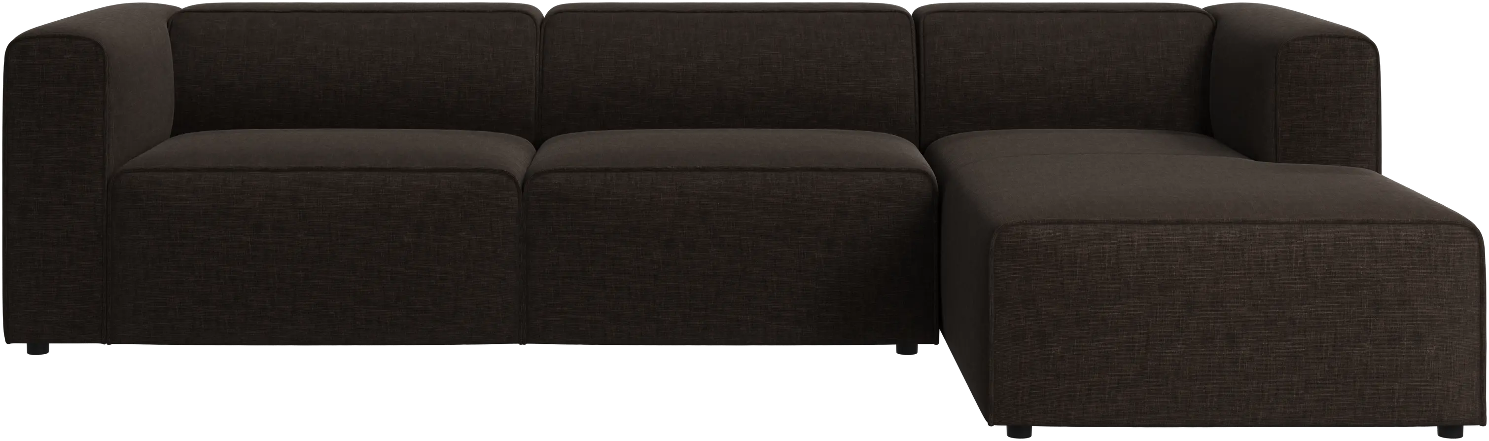Sofa Carmo z regulowanym siedziskiem i modułem wypoczynkowym