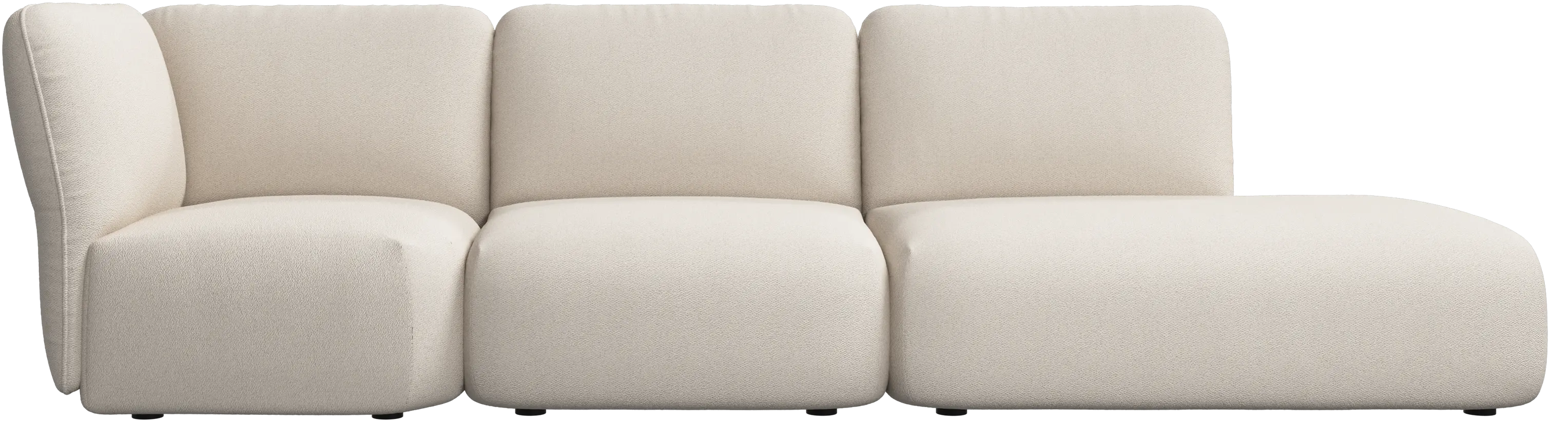 Paraggi sofa with lounging unit left