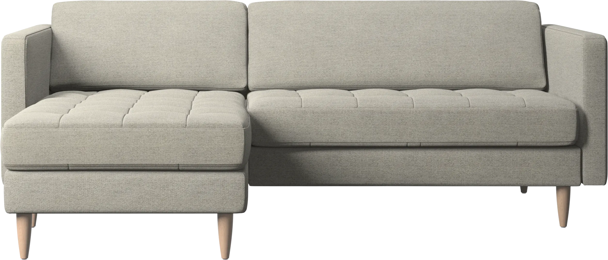 Osaka sofa with resting unit, tufted seat