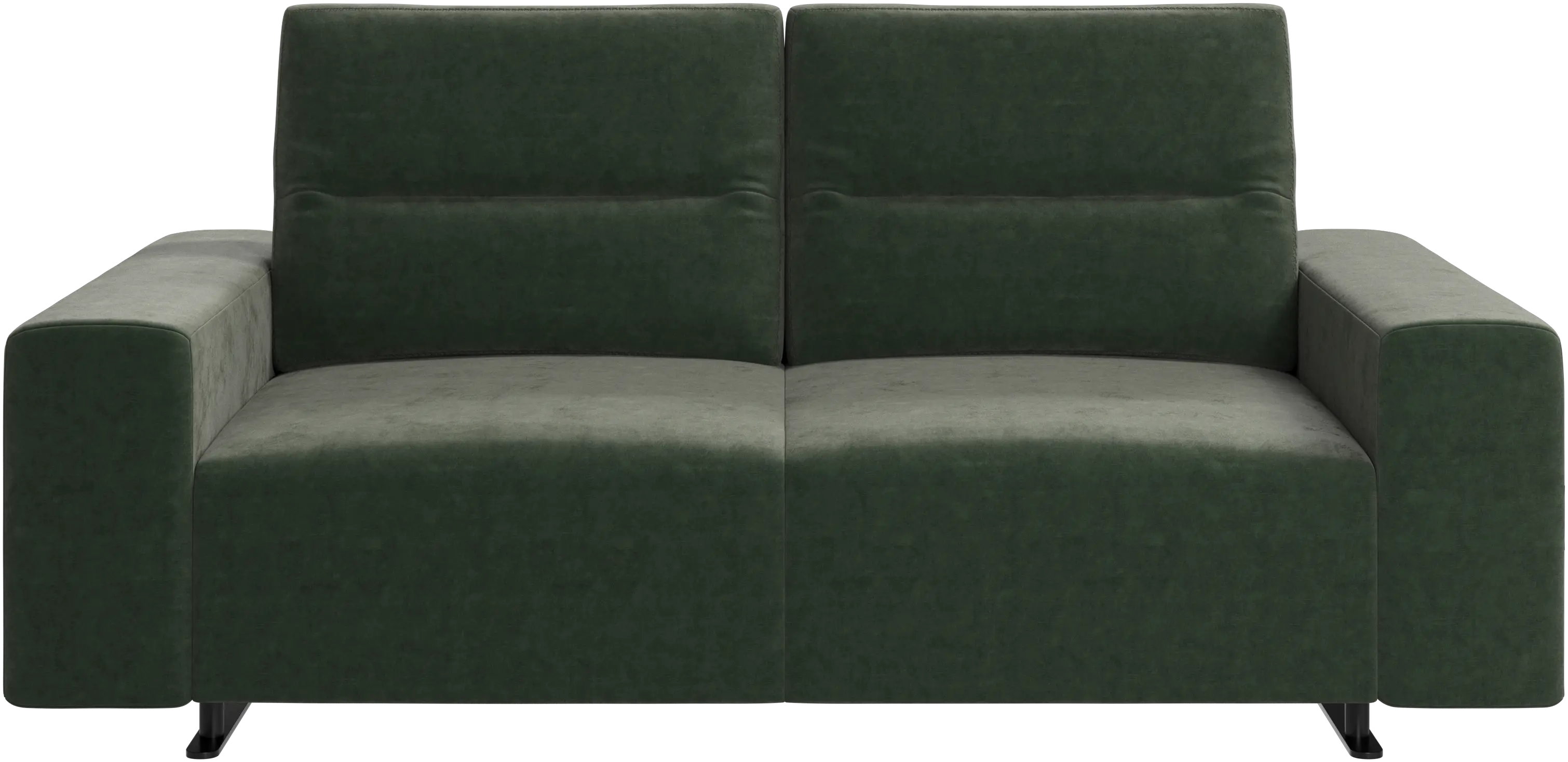 Hampton sofa with adjustable back and storage on the left side