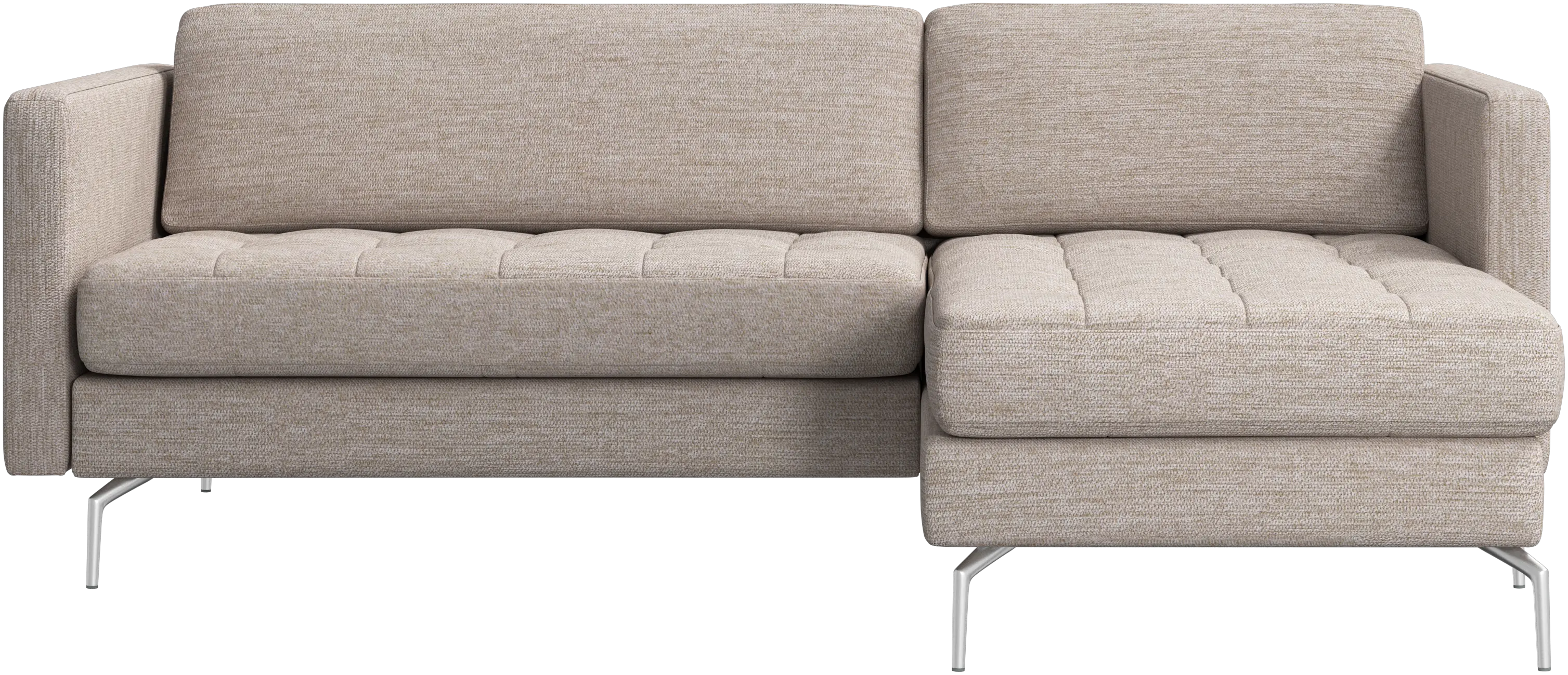 Osaka sofa with resting unit, tufted seat