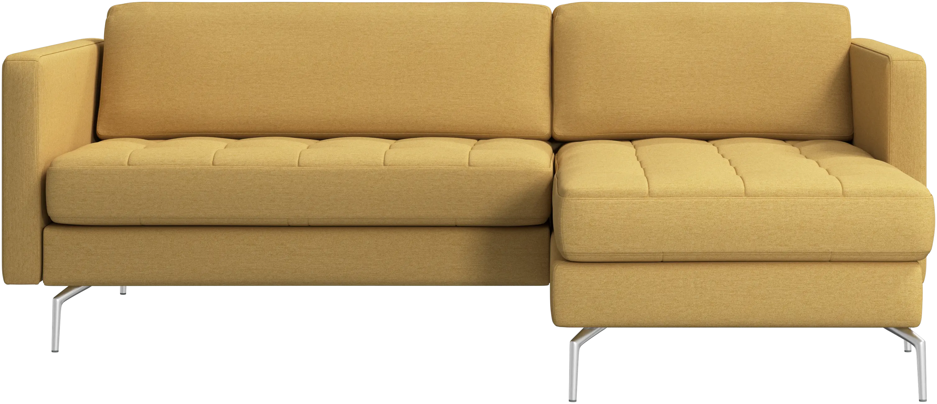 Osaka sofa with resting unit, tufted seat