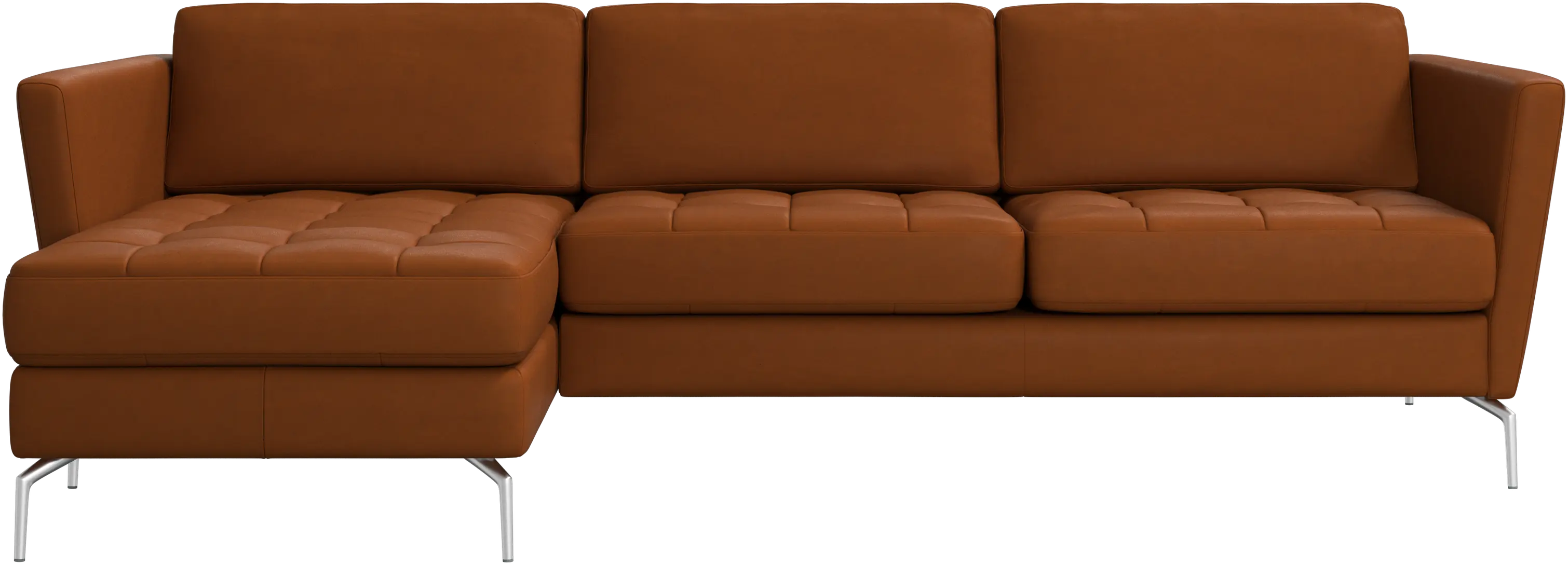 Osaka sofa with resting unit, tufted seat