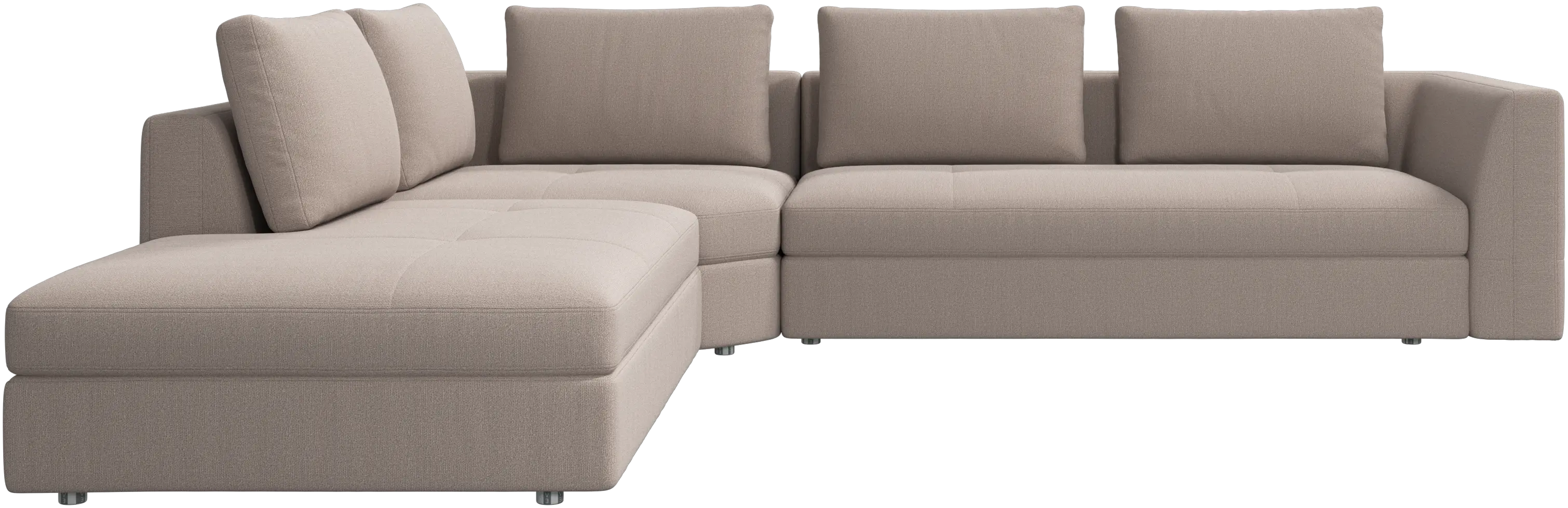 Bergamo hjørnesofa med loungemodul
